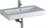 GEBERIT - iCon Umyvadlo 75x49 cm, s přepadem, otvor pro baterii, bílá 124075000