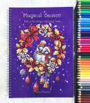 Magical Season, antistresové omalovánky s podpisem autorky, Lenka Filonenko