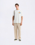 Tričko Thinking MU Thinking Mu Payaso Patch Aaron Tee WHITE