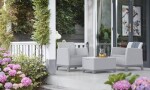 KETER SCANDI FORMA BALCONY - Ash grey/Storm grey