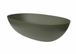 Umyvadlo na desku SAT Aula 60x36 cm zelená mat bez otvoru pro baterii, bez přepadu SATAU6036G SATAU6036G