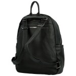 Trendy dámský koženkový kabelko-batoh Toska, černý