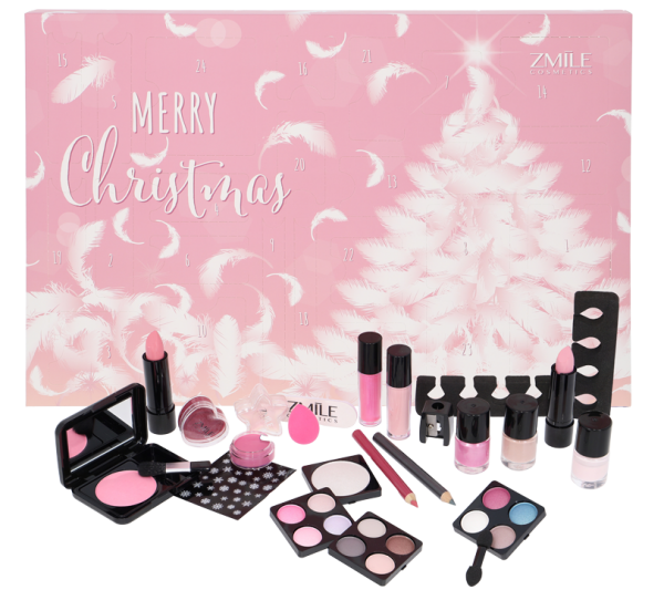 Adventní kalendář Traditional Pink and Fluffy