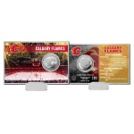 Highland Mint Sběratelská Pamětní mince Calgary Flames NHL Team History Silver Coin Card Limited Edition od 5000