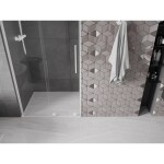 MEXEN/S - Velar L posuvné sprchové dveře 90, transparent, bílá 871-090-003-01-20