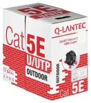 Q-LANTEC KIU5OUTS305Q černá / Síťový kabel / Cat5e / U/UTP / venkovní / 305 m (KIU5OUTS305Q)