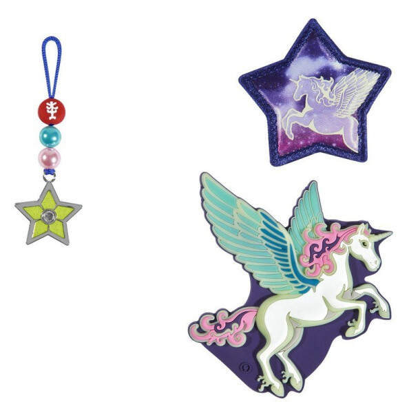 Doplňková sada obrázků MAGIC MAGS GLOW, Pegasus Night Nuala, pro aktovky a batohy