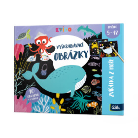 Kvído - Vyškrabávací obrázky - Zvířátka z moře - Albi
