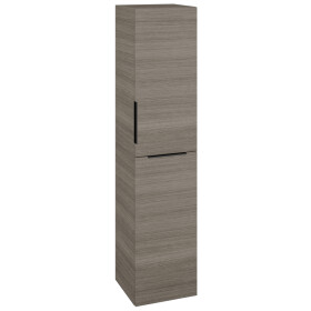 Dřevojas - Vysoká skříň s košem na prádlo DOS SVD2K 35 - D03 Cafe / Úchytka T07 / D03 Cafe / Pravé 210533IP