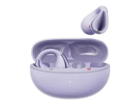 QCY Crossky Clip C30 fialová / Bezdrátová sluchátka / Bluetooth 5.0 / dobíjecí box (T33 purple)