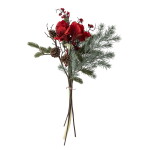 Bloomingville Umělá kytice Rubia Bouquet Red 105 cm, růžová barva, multi barva