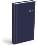 Diář 2027 D802 PVC tmavě modrý 90x170mm