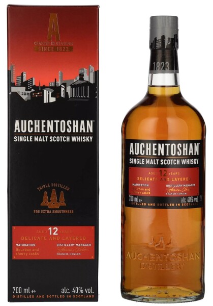 Auchentoshan Whisky 12y 40% 0,7 l (tuba)