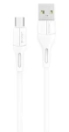 USAMS SJ502 U68 bílá / Datový kabel / microUSB / 2A / 1m (SJ502USB02)