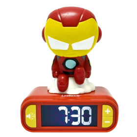 Lexibook budík Iron Man se svítící figurkou - Alltoys Lexibook