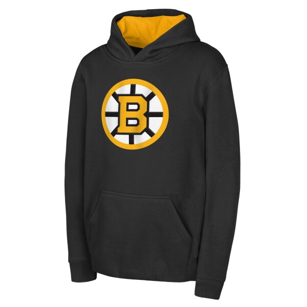 Outerstuff Dětská mikina Boston Bruins NHL Prime Po Flc Hood -Home Velikost: Dětské XL (170 – 176)