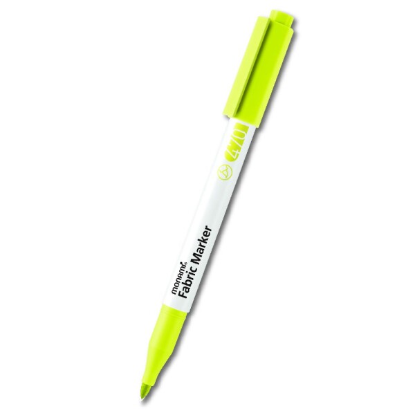 Monami Fabric Marker Brush žlutá limetková