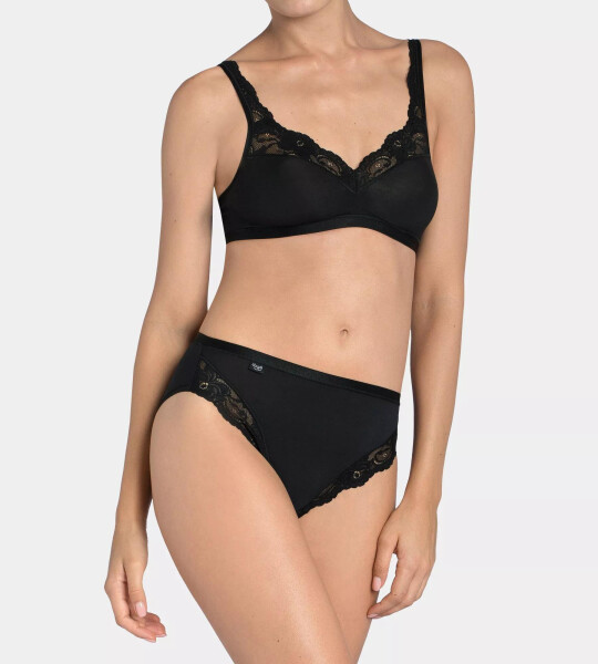Dámské kalhotky sloggi Romance Tai - černé - SLOGGI BLACK 48