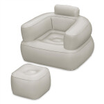 Mamido Nafukovací křeslo Bestway 75137 světlé