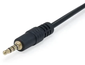 Equip Jack 3,5mm černá / Audio rozdvojka pro headset / 2x Jack 3,5mm / 0,15 m / Pozlacené konektory (147943)