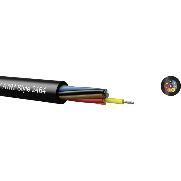 Kabeltronik LiYY 95082009 řídicí kabel 8 x 0.50 mm², metrové zboží, černá