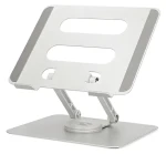 Nedis NBSTND110SI / Stojan na notebook / 17" / Skládací / Otočný 360° (NBSTND110SI)