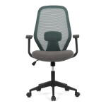 Kancelářská židle, houpací mechanismus, zelená síťovina, KA-V3149 GRN