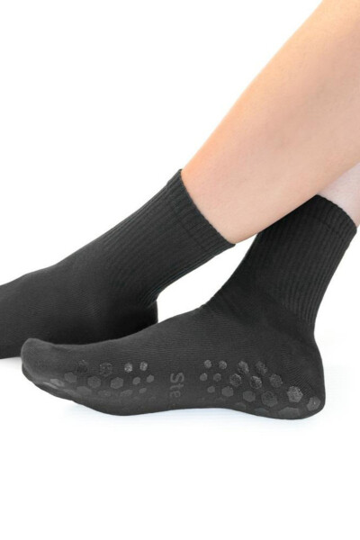 DÁMSKÉ PONOŽKY S ABS 088 grafit 38-40
