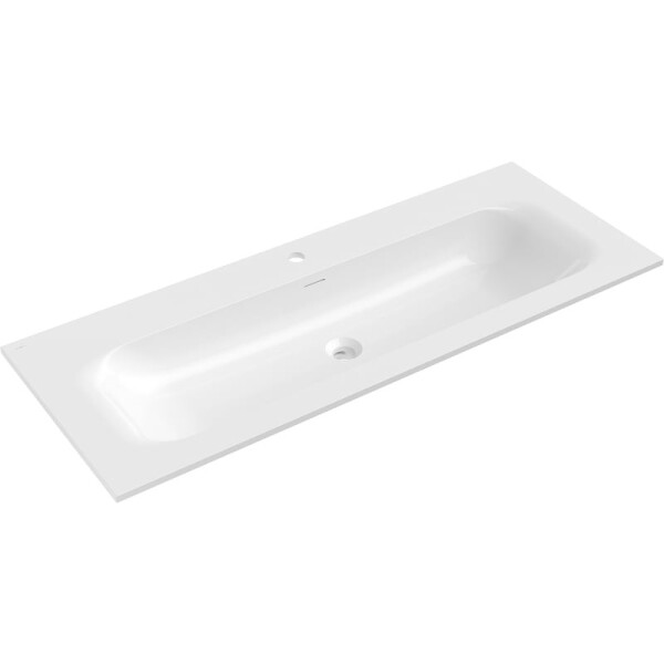 MEXEN - Vela umyvadlo zapuštěné do desky 121 x 46,5, bílá lesk 25231200