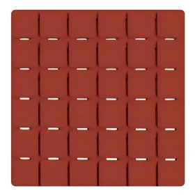 MSV QUADRO sada 5 protiskluzových podložek terakota / SBS kaučuk / 13 x 13 cm