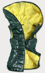 Zelená dámská vesta s kontrastní podšívkou model 16148490 zelená S (36) - S'WEST