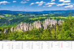 Nástěnný kalendář 2026 Helma - Česká krajina, 45 x 31,5 cm