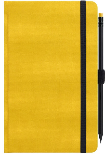 Notes s tužkou - žlutý