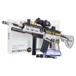 Mamido Dětská Puška M416 na vodní kuličky s příslušenstvím bílá
