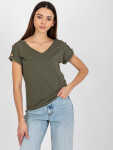 Dámská halenka TW BZ BL 1006.56 tmavá khaki