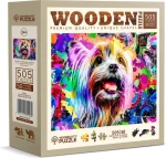 WOODEN CITY Dřevěné puzzle Pop Art Jorkšírský teriér 505 dílků
