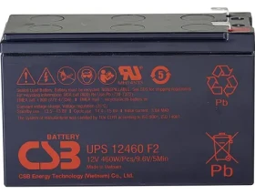 CSB UPS12460F2 / Náhradní baterie do UPS / 12V / 9Ah / AGM / F2 (UPS12460F2)