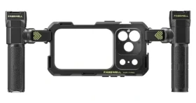 Freewell Genius Rig pro iPhone 17 Pro / Kamerový rig / SnapClamp / 4× cold shoe / 17mm závit / Bluetooth ovládání (FW-IP17P-GVK)