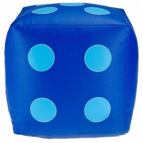FRONTI Dětský taburet KOSTKA 35 cm - modrá + světlemodrá