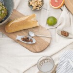 Ib Laursen Čajová lžička Godfred, stříbrná barva, kov