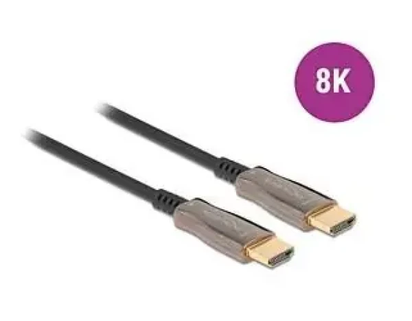 DeLock Aktivní optický kabel HDMI černá / 25 m / AOC (84039)
