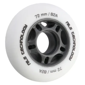 NILS Extreme PU 72x24 82A Matná kolečka bílá 4 ks (5907695543445)