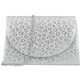 Módní dámské plesové psaníčko Michelle Moon Basilie, stříbrné