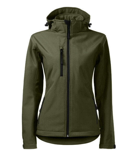 Performance softshellová bunda dámská military 2XL
