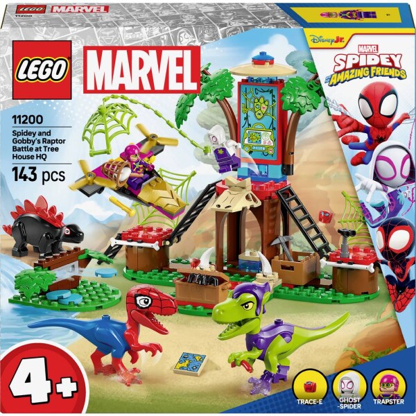 11200 LEGO® MARVEL SUPER HEROES Showdown na stromovém hausu: Spidey-Rex vs. Gobby-Raptor