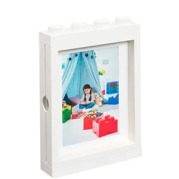 LEGO® fotorámeček - bílá / 268 x 47 x 193 mm (6041131735)