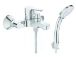 IDEAL STANDARD - Alpha Vanová nástěnná baterie s keramickým přepínačem, hadicí a ruční sprchou, chrom 2.jakost BC656AA