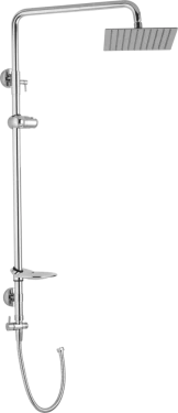 JB Sanitary Sprchová sestava pro dolní vývod, sprcha 20x20cm SS 11 21