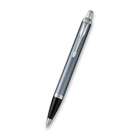 Parker IM Blue Grey kuličkové pero chromové doplňky