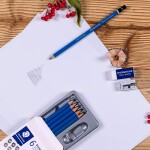 Staedtler Staedtler, 61 100 C6, sada grafitových tužek Mars Lumograph s příslušenstvím, 8 ks, 2. jakost